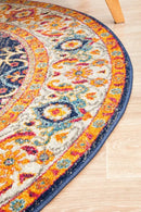 Splash Multi Round Rug Rug Culture