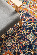 Splash Multi Round Rug Rug Culture