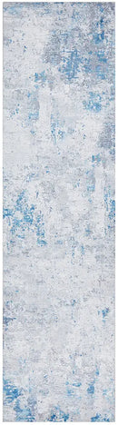 Illusions Blue Runner Rug Culture