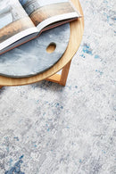 Illusions Blue Runner Rug Culture