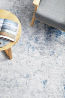 Illusions Blue Rug Rug Culture