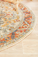 Legacy Rust Round Rug Rug Culture