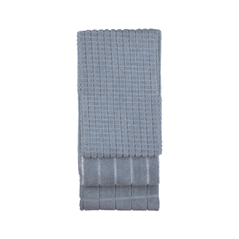 Microfibre Kitchen Towel Set - 3 Pack - Blue