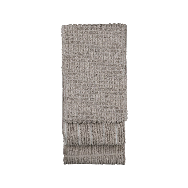 Microfibre Kitchen Towel Set - 3 Pack - Grey