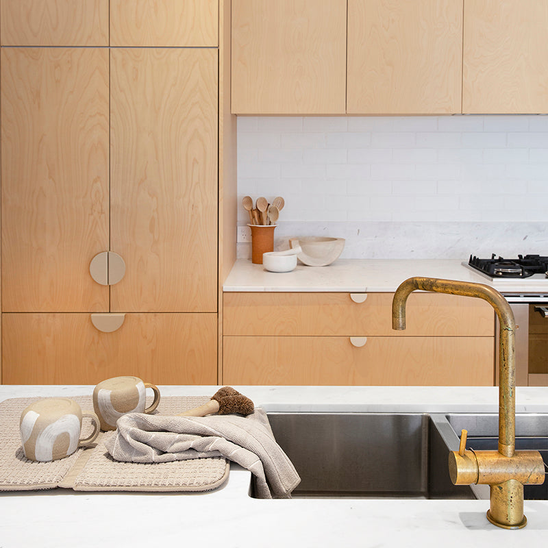 Microfibre Kitchen Towel Set - 3 Pack - Mocha