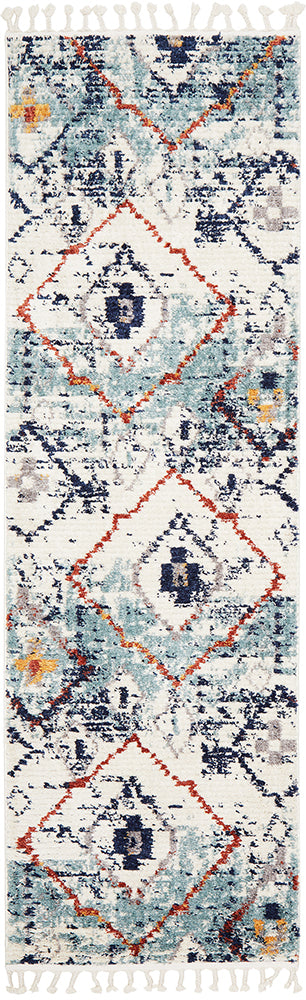 Marrakesh Blue Runner Rug