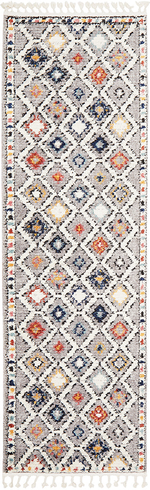 Marrakesh Grey Runner Rug