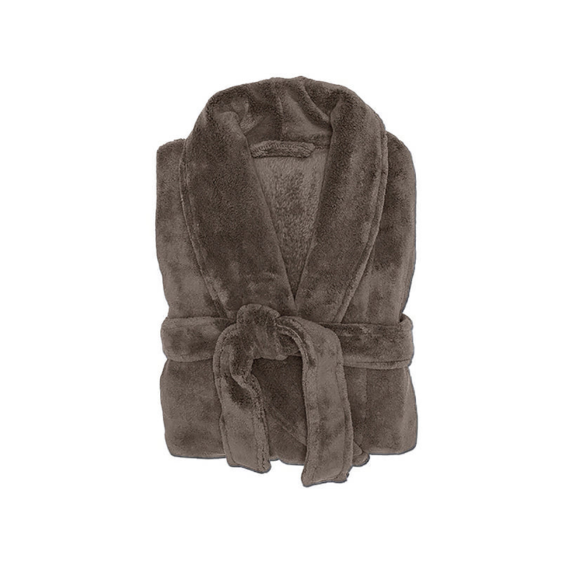 Microplush Robe - Bitter Chocolate