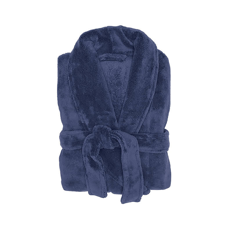 Microplush Robe - Denim