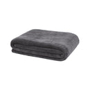 Microplush Throw Rug - Charcoal