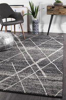 Noah Charcoal Contemporary Rug