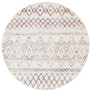 Nadia Multi Rustic Tribal Round Rug