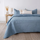 Paisley Coverlet Set - Blue