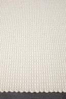 Carlos Felted Wool White Rug Rug Culture