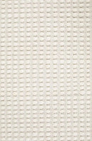 Carlos Felted Wool White Rug Rug Culture