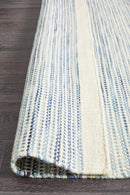 Madras Blue Flatweave Rug