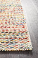Roland Herringbone Multi Coloured Rug Rug Culture
