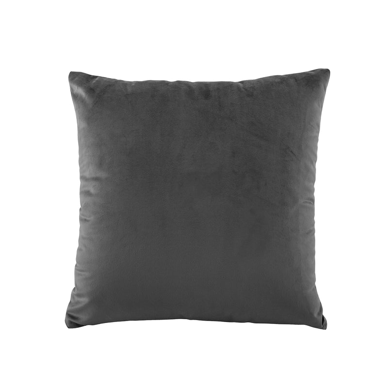 Vivid Coordinates Cushion Velvet (Coal)