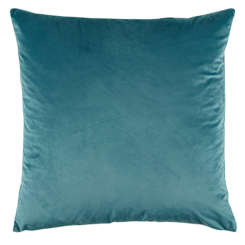 Vivid Coordinates Cushion Velvet (Teal)