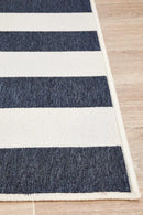 Seaside Navy & White Rug Rug Culture