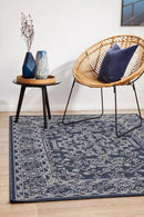 Seaside Navy Rug Rug Culture