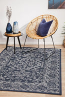 Seaside Navy Rug Rug Culture
