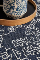 Seaside Navy Rug Rug Culture