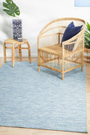Terrace Diamond Blue Rug Rug Culture