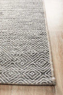 Terrace Clara Diamond Grey Runner Rug Culture