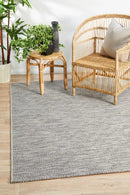 Terrace Clara Diamond Grey Rug Rug Culture