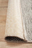 Terrace Clara Diamond Natural Runner Rug Culture