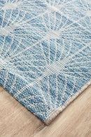 Terrace Fern Trellis Blue Runner Rug Culture