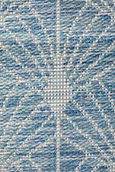 Terrace Fern Trellis Blue Runner Rug Culture