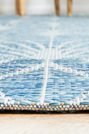Terrace Fern Trellis Blue Rug Rug Culture