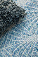 Terrace Fern Trellis Blue Rug Rug Culture