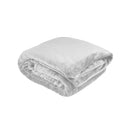 Ultraplush Super Soft Flannel Fleece Blanket - Silver