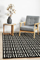 Brenda Black & Gold Rug Rug Culture