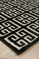 Brenda Black & Gold Rug Rug Culture