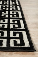 Brenda Black & Gold Rug Rug Culture