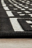 Brenda Black & Gold Rug Rug Culture