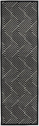 Cindy Black & Gold Runner Rug Culture