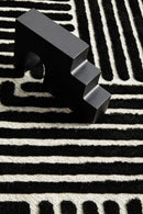 Cindy Black & Gold Runner Rug Culture