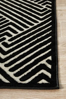 Cindy Black & Gold Rug Rug Culture