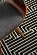 Cindy Black & Gold Rug Rug Culture