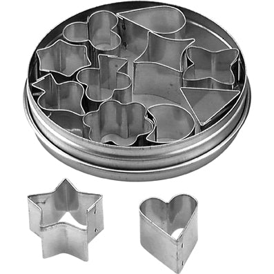 Chef Inox 12 Piece Aspic Cutter Set 15mm