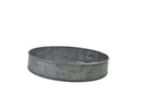 Galvanised Round Tray 240x45mm, Coney Island