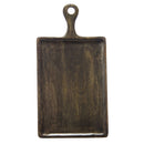 Rectangular Mangowood Dark Serving Board with Handle 260x360x180mm