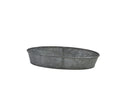 Galvanised Oval Tray 240x160x45mm, Coney Island