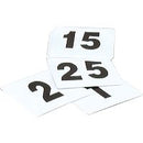 Table Number Set (1-100) Black On White