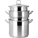 Professional 4 Piece 9.0lt Multi Cooker with Lid